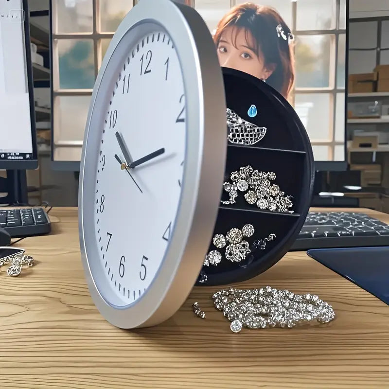 Multifunctional Wall Clock, Wall Clock Safe, Mysterious Treasure Storage Place, Stylish And Simple Wall Clock, Digital Clock