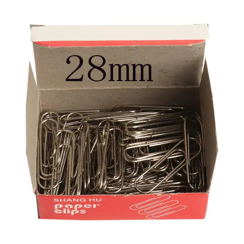 Paper Clip (28mm) Regular Silver (100/Pack)