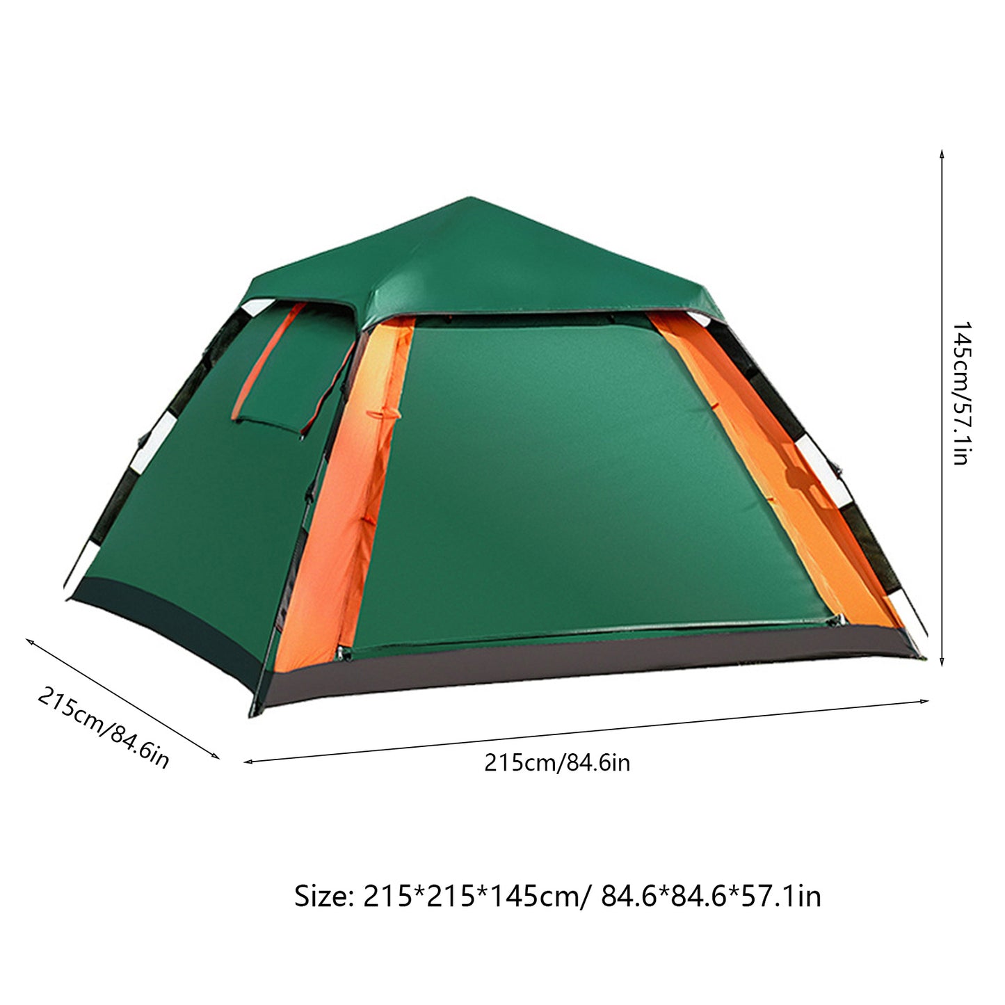 Outdoor Automatic Quick Open Tent Waterproof Camping Tent 3-4 Person Instant Setup Tent