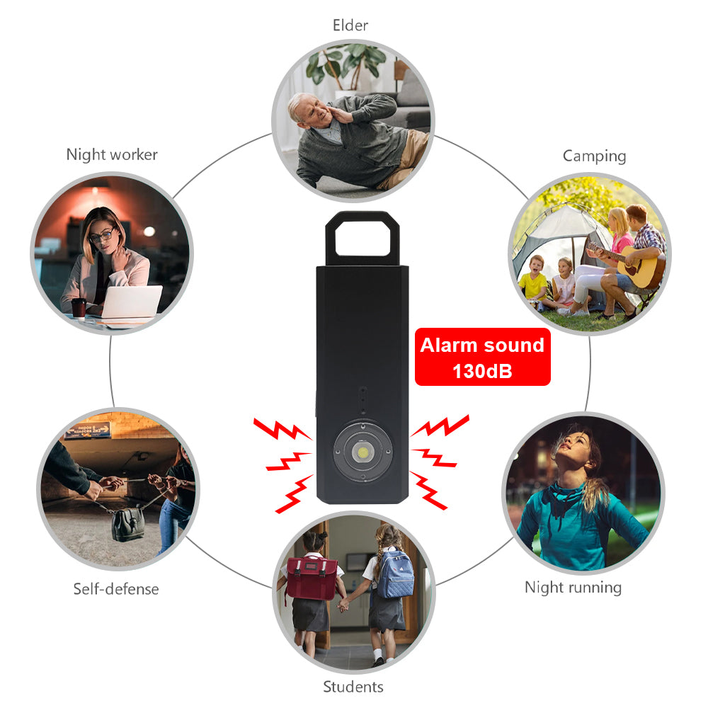 Anti Spier Self-Defense Security Alarm With Motion Sensor & LED