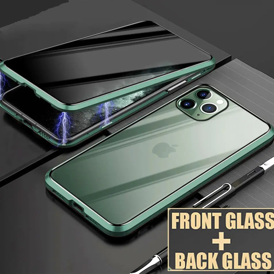 KISSCASE Magnetic Privacy Glass Case