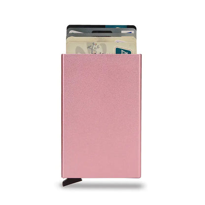 Anti-Magnetic Aluminum RFID Card Holder Wallet