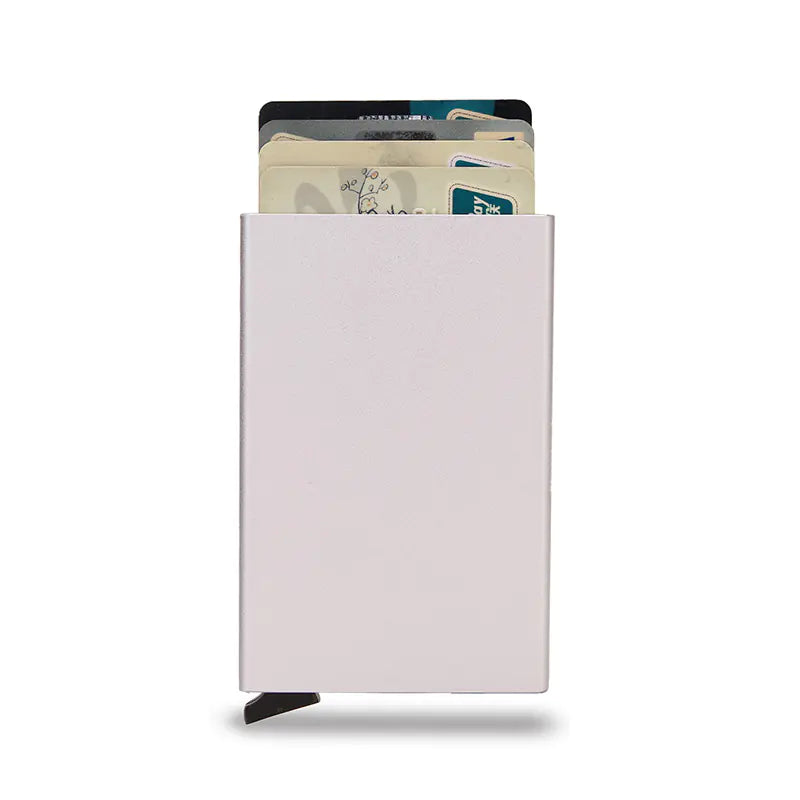 Anti-Magnetic Aluminum RFID Card Holder Wallet