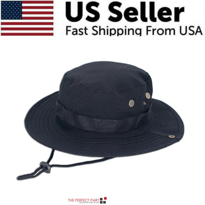 Wide Brim Sun Hat UV Protection Bucket Cap For Hiking Camping Fishing Safari Men - Anti Spier 