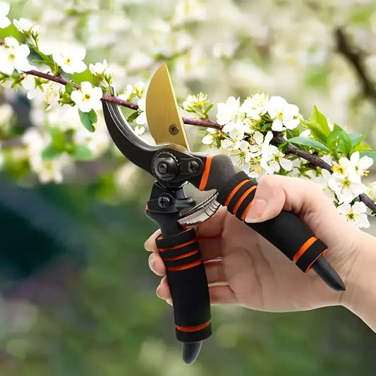Branch Scissors for trimming and cutting plants with an ergonomic handle and sharp blades