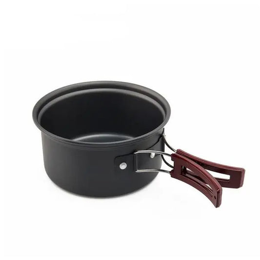 Camping Cookware Set for 2-3 People, Aluminum Alloy