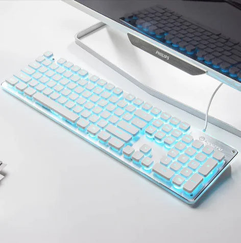 USB Wired Luminous Gaming Keyboard – Ideal for Home & Office Use