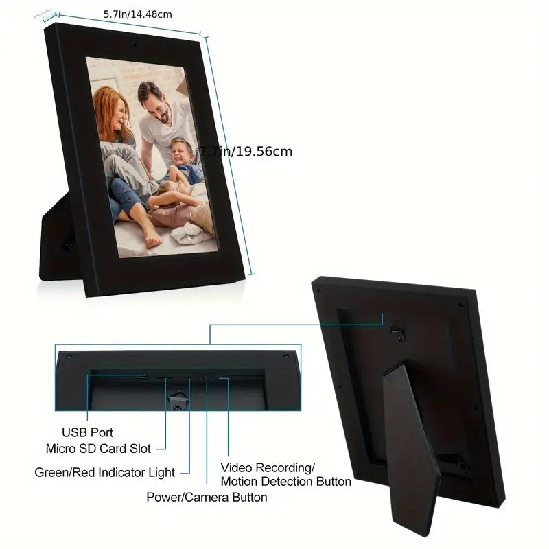 1080P HD Nanny Camera, Sports Camera With Video Recording, Night Vision, Security Camera For Home, Office, Sports, Support SD Card Storage