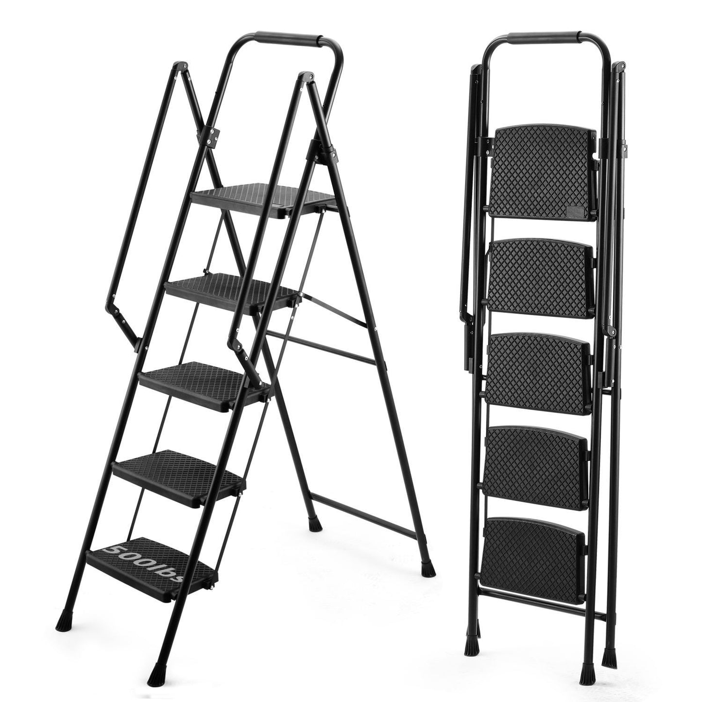 Metal-plastic Folding Stepladder