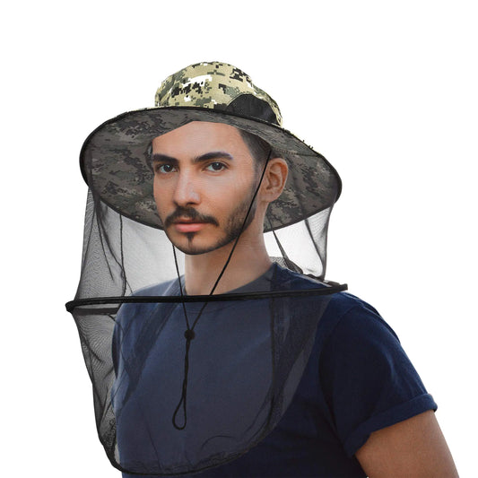 CozyCabin Mosquito Head Net Hat with Removable Mesh Hidden Netting Design for Outdoor Fishing Gardening