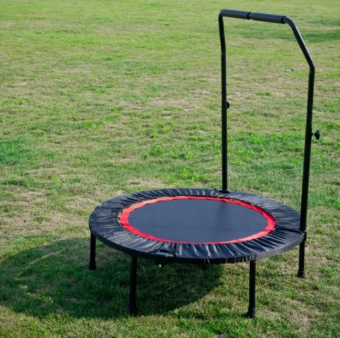 40 Inch Mini Exercise Trampoline For Adults Or Kids Indoor Fitness Rebounder Trampoline With Safety Pad Max. Load 300LBS