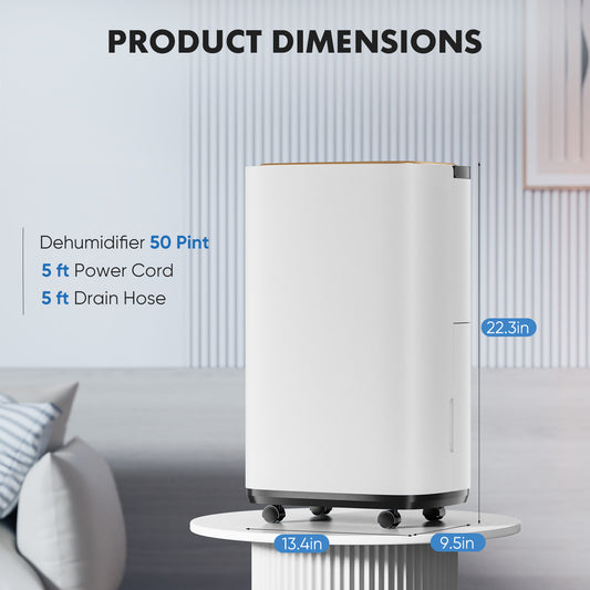 Metal Plastic Portable Dehumidifier