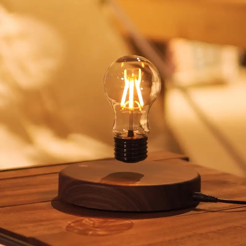 Levitating Light Bulb, Magnetic Floating Levitation Lamp, Decoration For Room And Office, Unique Tech Gift