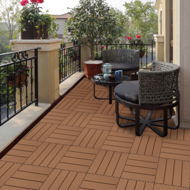 Plastic Interlocking Deck Tiles