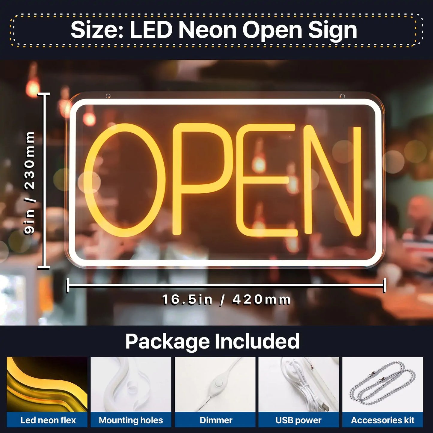 LED Store Open Sign Light