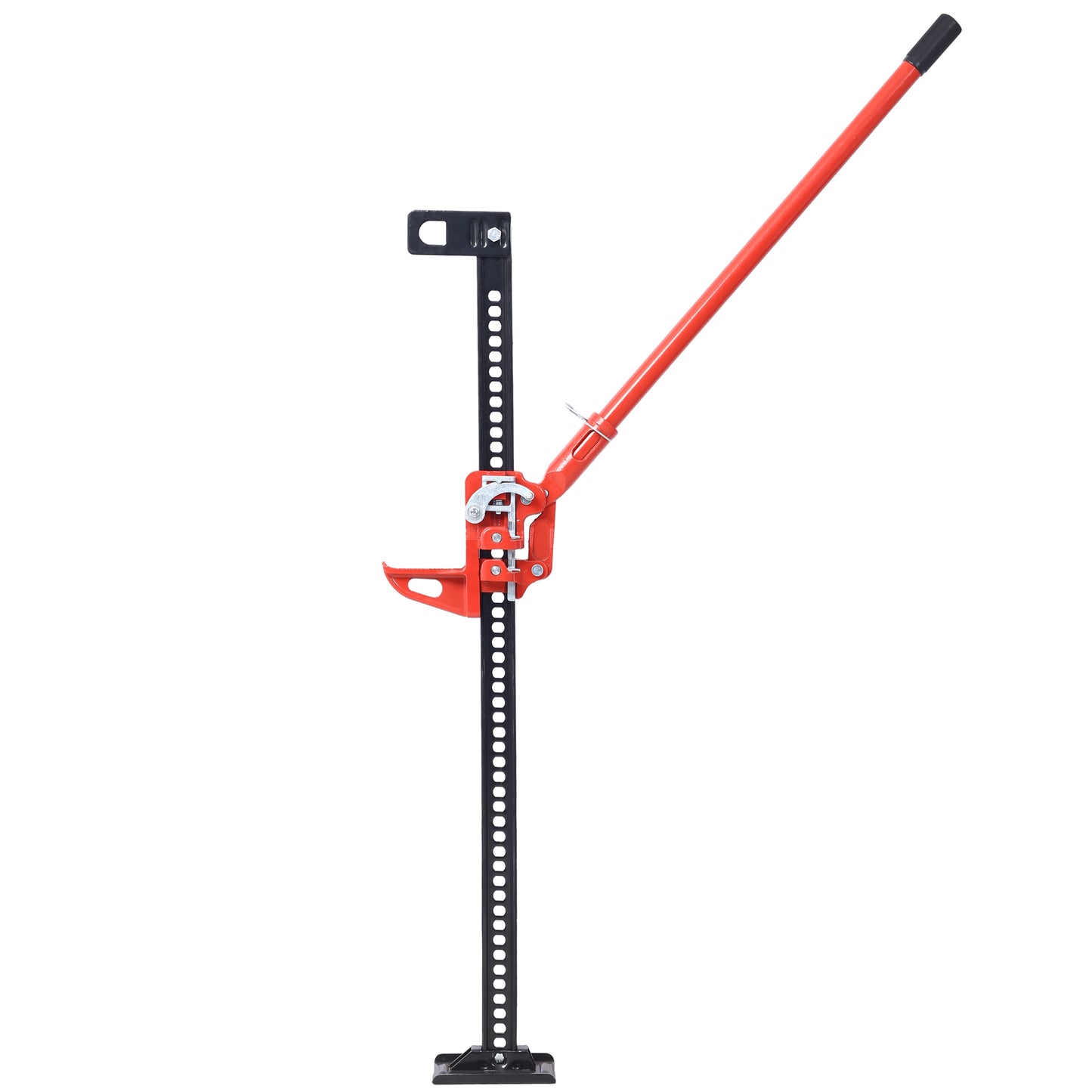 High Altitude Farm Jack, 48 Inch Practical Farm Jack, 7000 Lb Capacity Ratchet Off-Road Utility Jack, Heavy Duty Farm Jack For Tractors, Trucks, SUVs, Bumper Lifts, Red