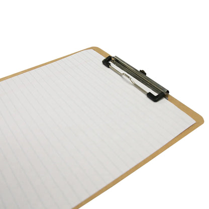 Standard Size Hardboard Clipboard w/ Low Profile Clip