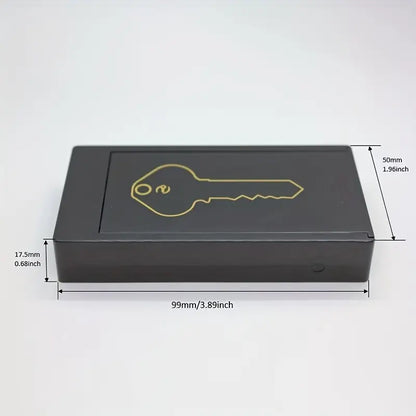 Large magnetic key holder designed for outdoor use, perfect for securely hiding keys for vehicles, boats, homes, Airbnb rentals, and emergencies.