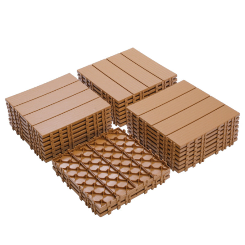 Plastic Interlocking Deck Tiles