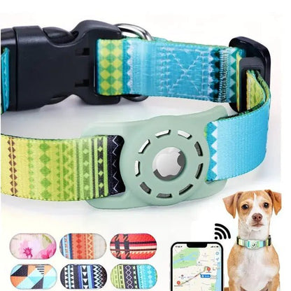 Digital Printing Collar for Apple Airtag - Pets Accessories by Anti Spier