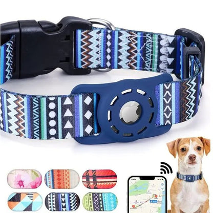 Digital Printing Collar for Apple Airtag - Pets Accessories by Anti Spier