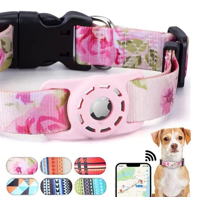 Digital Printing Collar for Apple Airtag - Pets Accessories by Anti Spier