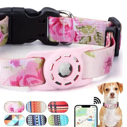 Digital Printing Collar for Apple Airtag - Pets Accessories by Anti Spier
