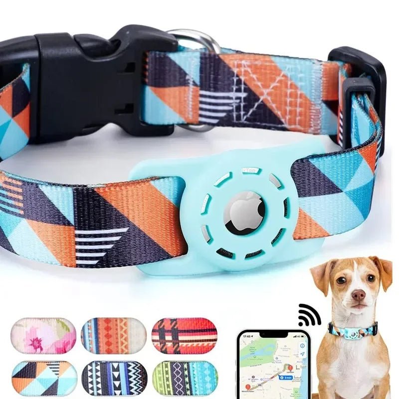 Digital Printing Collar for Apple Airtag - Pets Accessories by Anti Spier