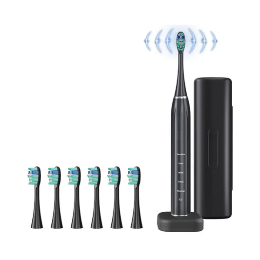 Smart Sonic Dental Care Toothbrush With 8 Brush Heads