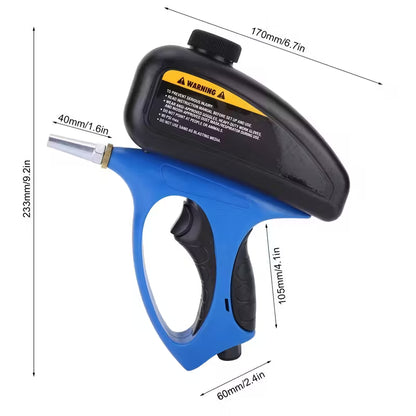 Sand Blaster 1pc Air-Powered Small Nozzle Pneumatic Sandblasting Gun | Metal Glass Anti-Rust Sandblasting Rust Remover Manual Sand Blaster for Air Compressor Home Improvement Auto Repair DIY