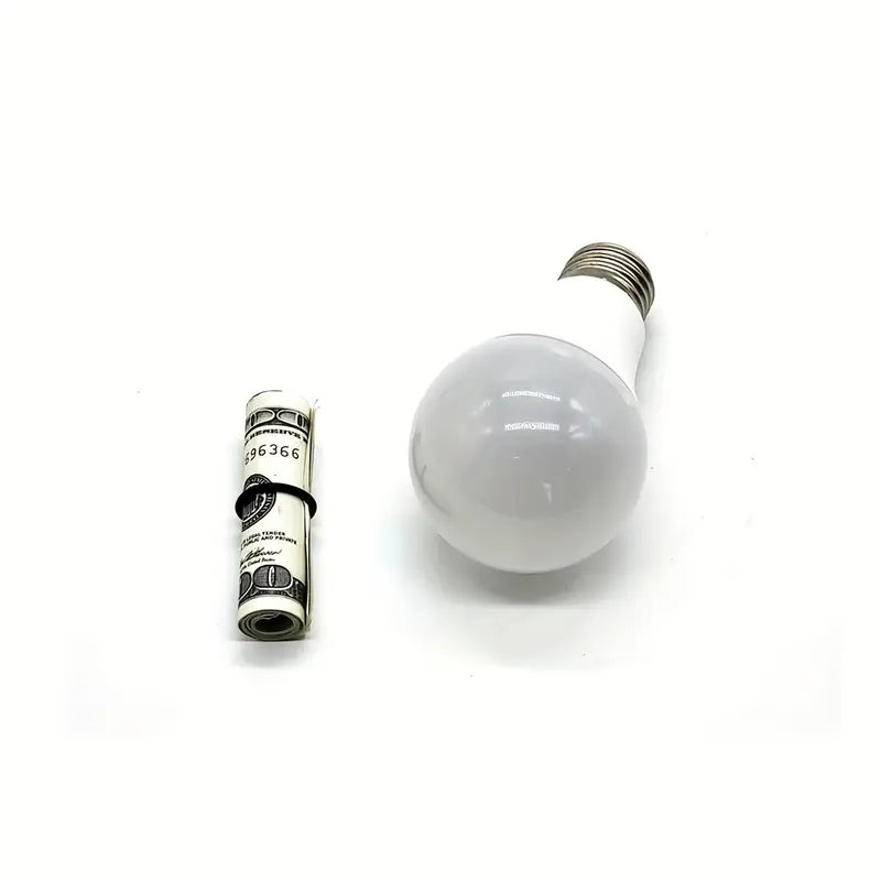 1-Pack Realistic Light Bulb Safe Box with Combination Lock | Waterproof Transparent Plastic Hidden Storage for Cash, Jewelry, Valuables | No Battery Needed, Locking Storage Box