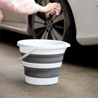 Collapsible bucket Portable retractable plastic home portable thickened travel outdoor car wash bucket Fishing bucket