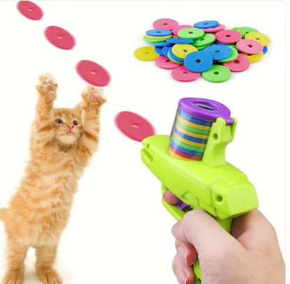 Cat Chase Foam Disc Launcher