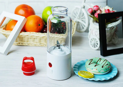 High-Power Portable Juicer Cup with Detachable Lid