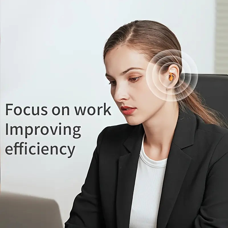 Silicone Noise-Canceling Earplugs for Sleeping - Reusable, Snore & Swimming Comfort, Quiet Night's Rest