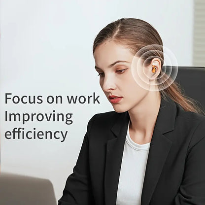 Silicone Noise-Canceling Earplugs for Sleeping - Reusable, Snore & Swimming Comfort, Quiet Night's Rest