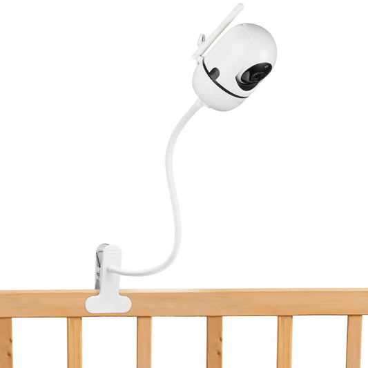 Baby Monitor Clip Mount Compatible with HelloBaby HB65/HB40/HB6550/HB66/HB6339/HB6550 Pro ANMEATE SM935E Flexible Baby Camera Holder Crib Mount for Hellobaby Monitor