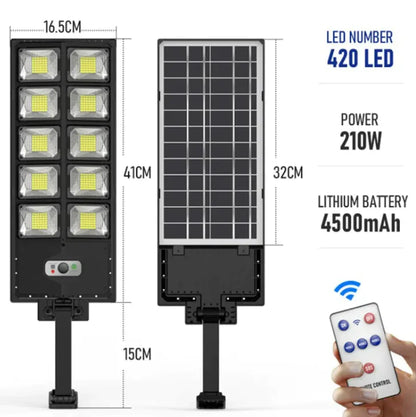 New Solar Double Row Street Light