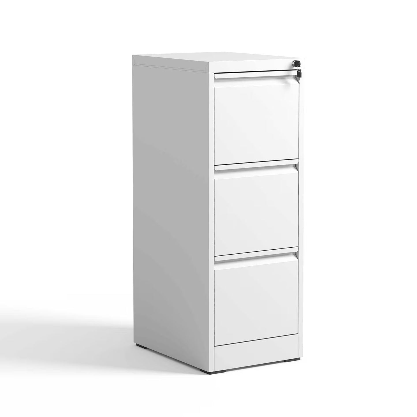 3 Drawer Metal Vertical File Cabinet With Lock Office Home Steel Vertical File Cabinet For A4 Legal