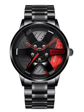 New Fashion Casual Car Wheel Hub Caliper Design Watches Men