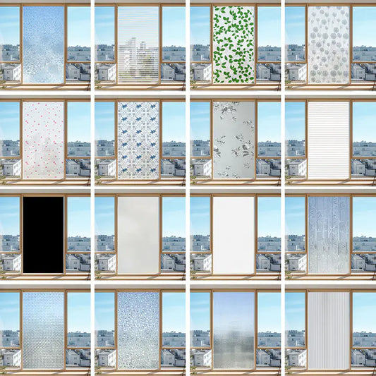 Static Cling Window Film - Frosted 3D Decorative Vinyl