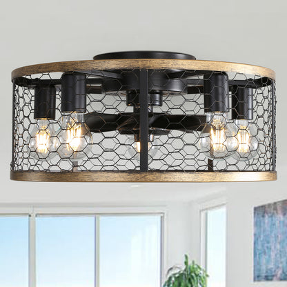 Metallic Black Ceiling Fan