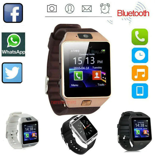 Bluetooth Smart Watch w/Camera Waterproof Phone Mate For Android Samsung iPhone - Anti Spier 