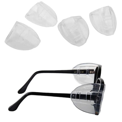 2 Pairs Side Shields For Eye Glasses Slip On Safety Glasses Shield Universal US