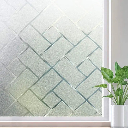 Window Privacy Film - Static Cling UV Blocking Vinyl
