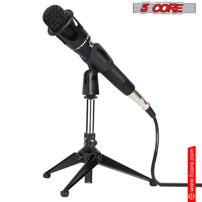 5Core Desktop Mic Stand Tripod Universal Desk Microphone Holder Table Top Stands