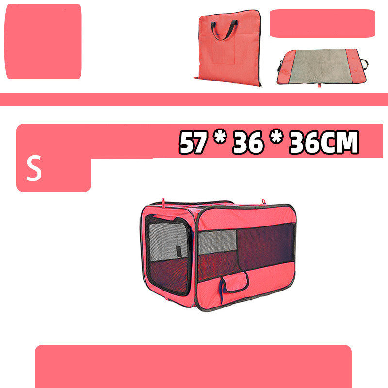 Pet Travel Carrier Bag Portable Pet Bag Folding Fabric Pet Carrier Travel Carrier Bag For Pet Cage With Locking Safety Zippers by Pet Zen