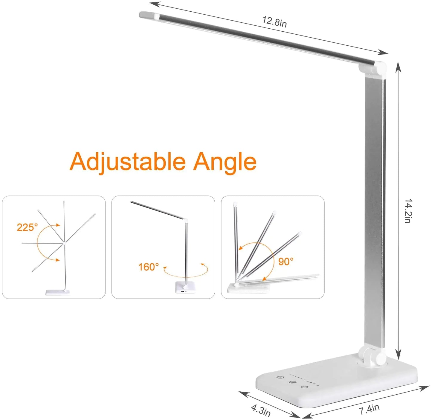 5 Lighting Mode LED Desk Lamp + Wireless Phone Charger