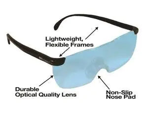160-Degree Magnifier & 250-Degree Reading Glasses
