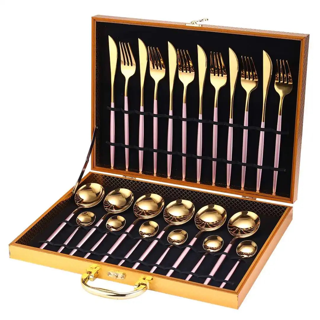 24 Pieces Luxury Cutlery Set